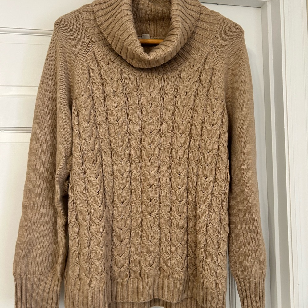Banana Republic Women’s Tan Wool Blend Sweater Sz XL